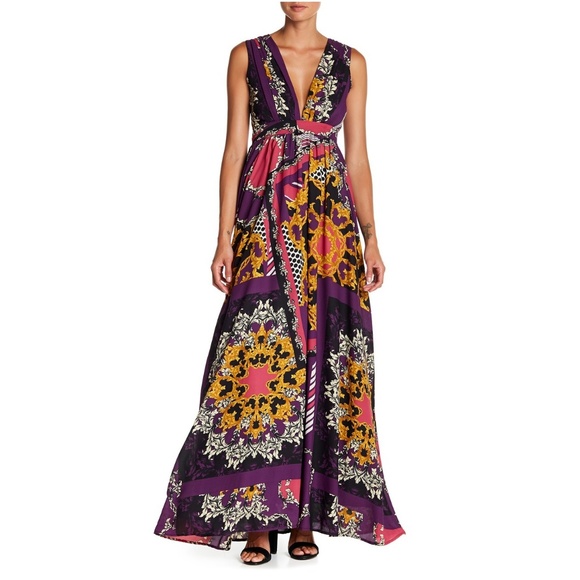 Meghan LA Dresses & Skirts - MEGHAN LA🌺Crystal Glen Maxi Dress Sz S NWOT